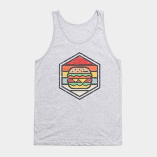 Retro Badge Burger Light Tank Top